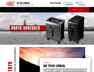 bindingmachine.in screenshot