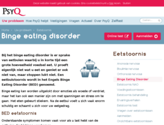 binge-eating.nl screenshot