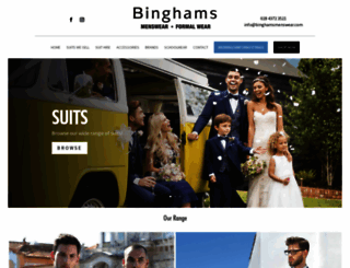 binghamsmenswear.co.uk screenshot