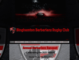 binghamtonbarbarians.com screenshot