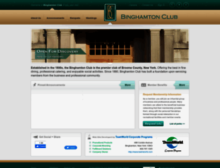 binghamtonclub.com screenshot