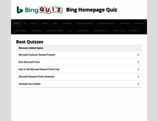 bingquiz.net screenshot