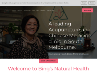 bingsnaturalhealth.com.au screenshot