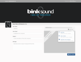 binksound.digitalpigeon.com screenshot