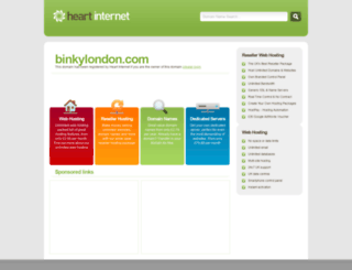 binkylondon.com screenshot