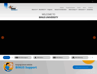 binus.ac.id screenshot
