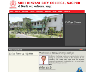 binzanicitycollege.ac.in screenshot