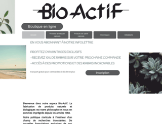 bio-actif.com screenshot