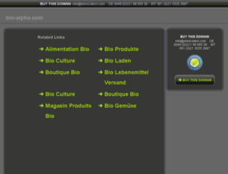 bio-alpha.com screenshot
