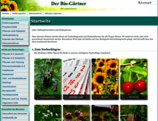 bio-gaertner.de screenshot