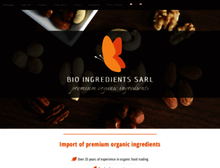 bio-ingredients.net screenshot
