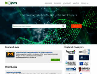 bio-jobs.com screenshot
