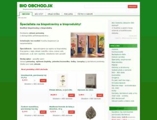 bio-obchod.sk screenshot