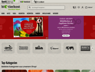bio-tierkost.de screenshot