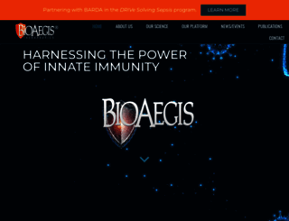 bioaegistherapeutics.com screenshot