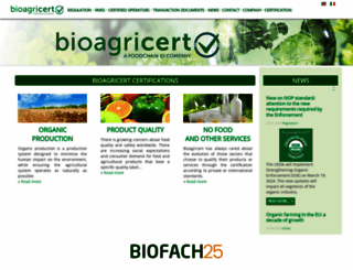 bioagricert.org screenshot