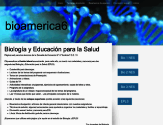 bioamerica6.jimdo.com screenshot
