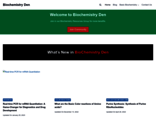 biochemden.com screenshot