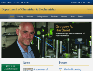 biochemistry.nd.edu screenshot