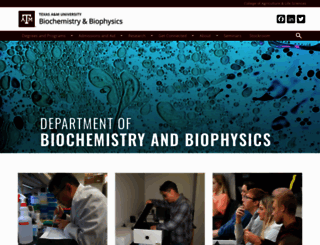 biochemistry.tamu.edu screenshot