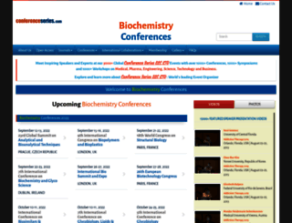 biochemistryconferences.com screenshot
