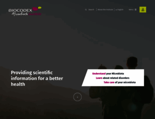 biocodexmicrobiotainstitute.com screenshot