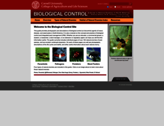 biocontrol.entomology.cornell.edu screenshot