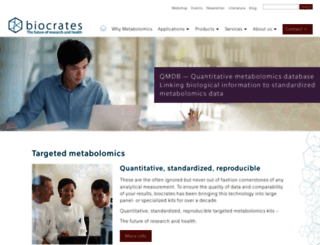 biocrates.com screenshot