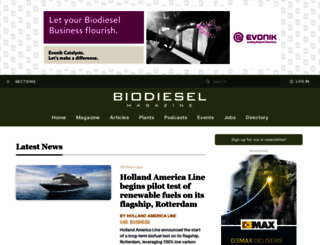 biodieselmagazine.com screenshot