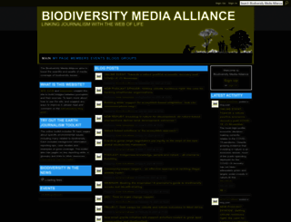 biodiversitymedia.ning.com screenshot