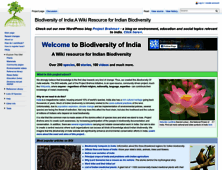 biodiversityofindia.org screenshot
