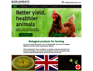 bioelements-agro.com screenshot