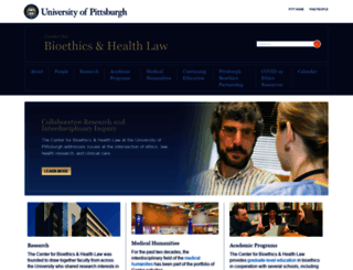 bioethics.pitt.edu screenshot