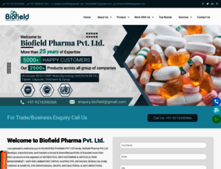 biofieldpharma.com screenshot