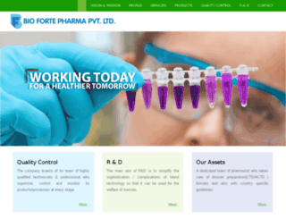 biofortepharma.com screenshot