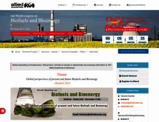 biofuels.alliedacademies.com screenshot