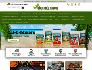 biogenicfoods.com screenshot