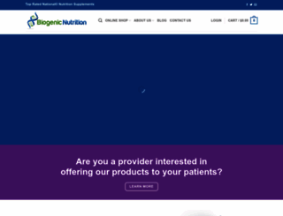 biogenicnutrition.com screenshot