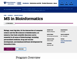 bioinformatics.jhu.edu screenshot