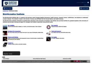 bioinformatics.org.nz screenshot