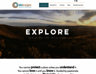 bioinsightexpeditions.com screenshot