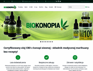 biokonopia.pl screenshot