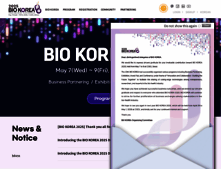 biokorea.org screenshot