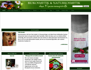 biokosmetik-konservierungsstoffe.de screenshot