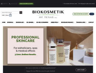 biokosmetikoftexas.com screenshot
