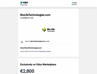 biolifetechnologies.com screenshot