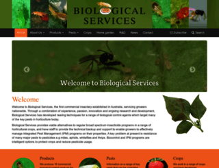 biologicalservices.com.au screenshot