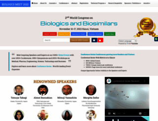 biologicsmeet.pharmaceuticalconferences.com screenshot