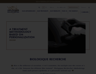 biologique-recherche.com screenshot