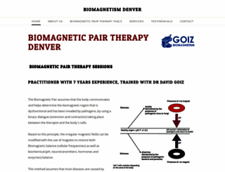 biomagnetictherapydenver.com screenshot